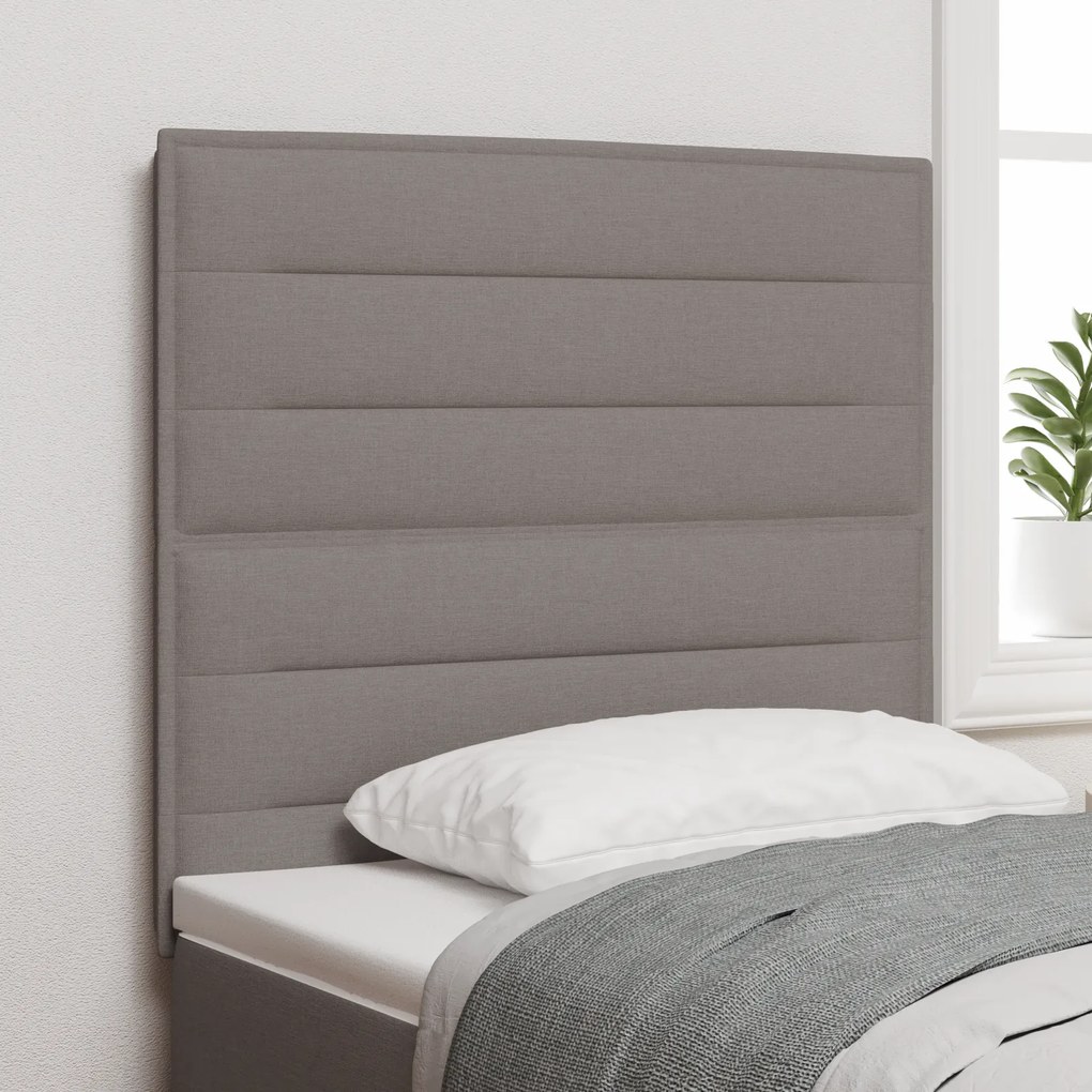 Cabeceira Design Lines Taupe 90 cm Tecido