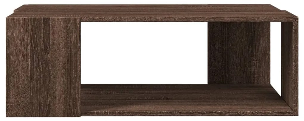 Mesa de centro 89,5x48x30cm derivados madeira carvalho castanho