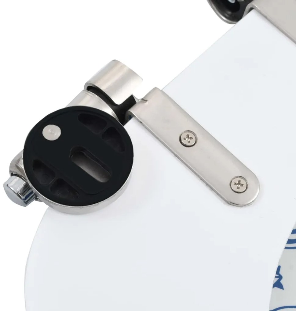 Assentos sanita 2 pcs tampas fecho suave MDF design porcelana