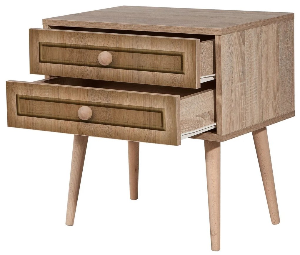 Mesinha de Cabeceira Two – Carvalho Sonoma – 60 cm x 61 cm x 40 cm