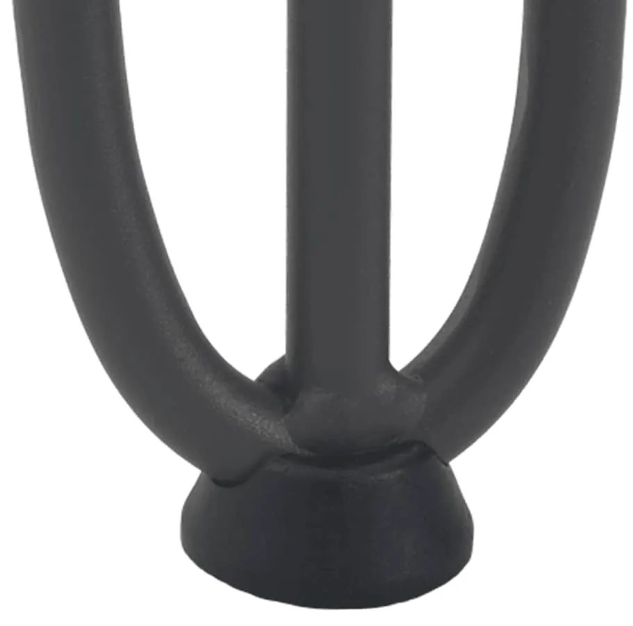 Pernas de grampo para mesa de centro 4 peças antracite 42 cm aço maciç