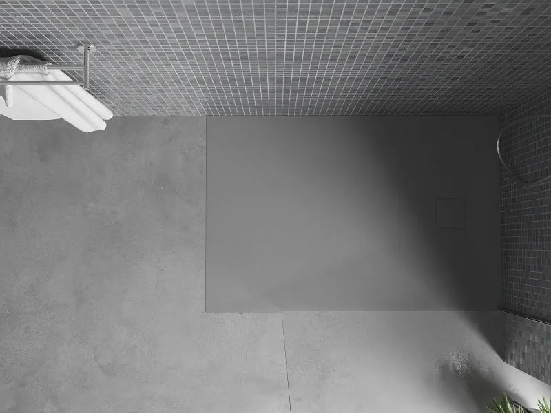Mexen Bert base de duche retangular SMC 120 x 90 cm, cinza - 4K619012