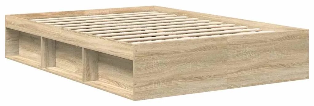 Estrutura de cama 140x190 cm carvalho sonoma