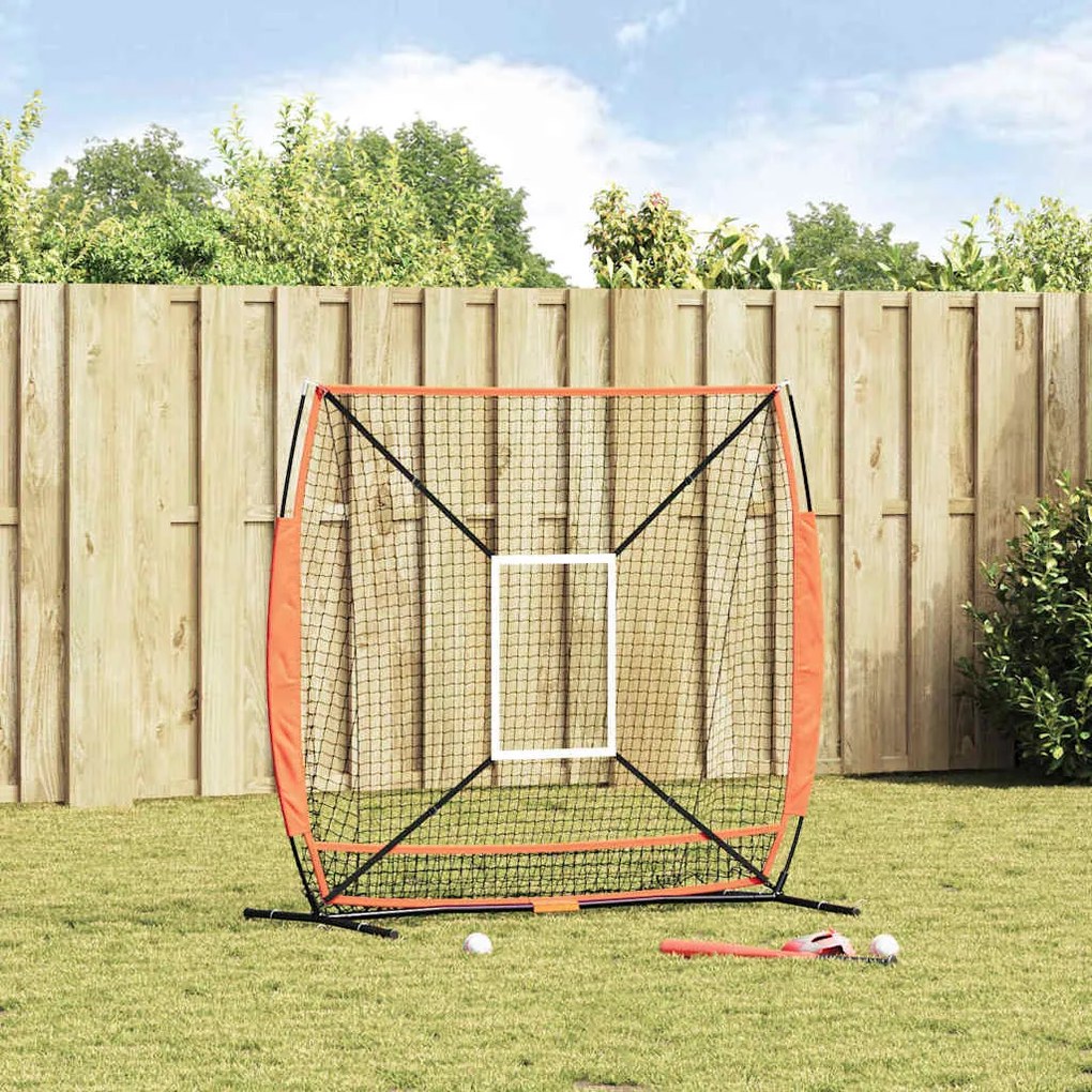 vidaXL Beisebol &amp; Softbol Preto 180 x 90 x 153 cm Poliéster