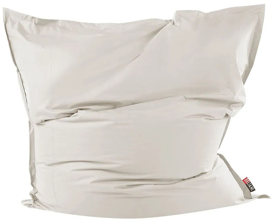 Pufe almofada XXL creme claro 180 x 230 cm FUZZY Beliani