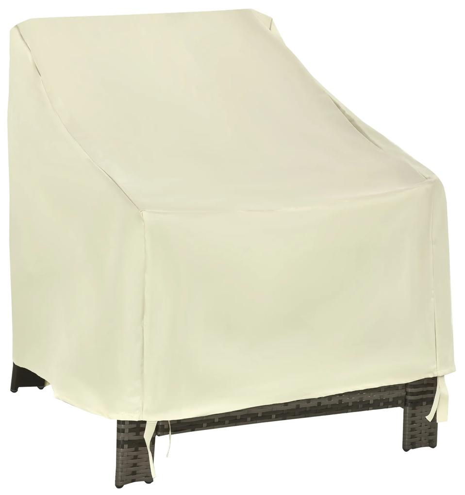 Outsunny Capa de Proteção para Cadeiras Cobertura de Móveis Proteção contra Chuva e Sol 68x87x77 cm 600D tecido Oxford | Aosom Portugal