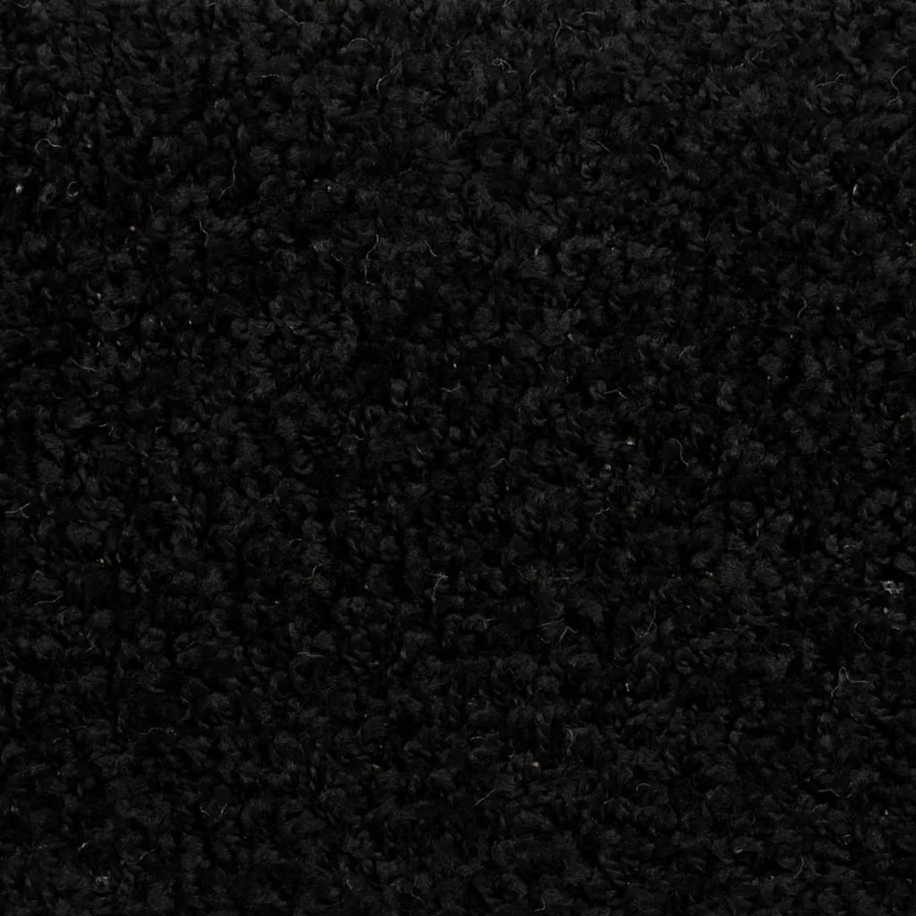 Tapetes de escadas 30 pcs 65x21x4 cm preto