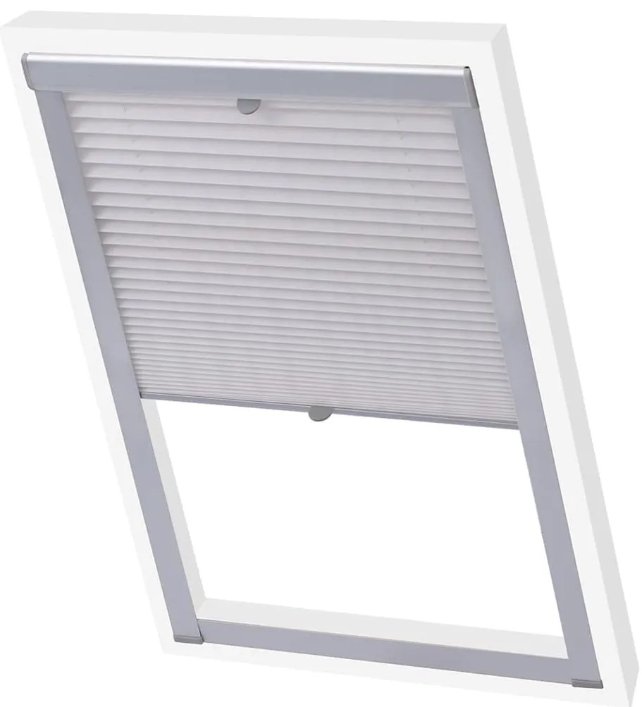 Persiana plissada branco CK04