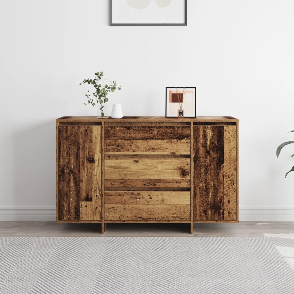 Sideboard Madeira Velha 120x41x75 cm Madeira Engenharia