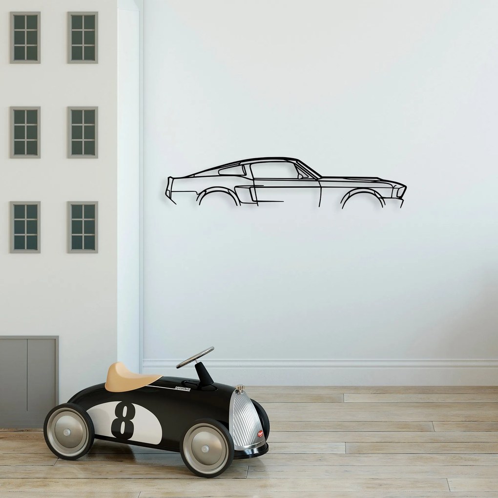 Acessório Decorativo de Parede Model-610 – Preto – 70 x 15 cm