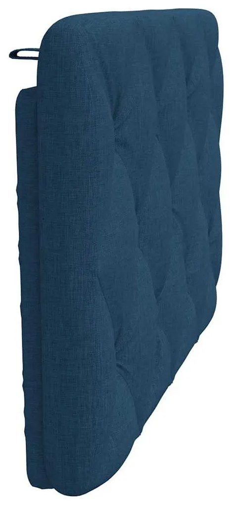 Almofadão de cabeceira 90 cm tecido azul