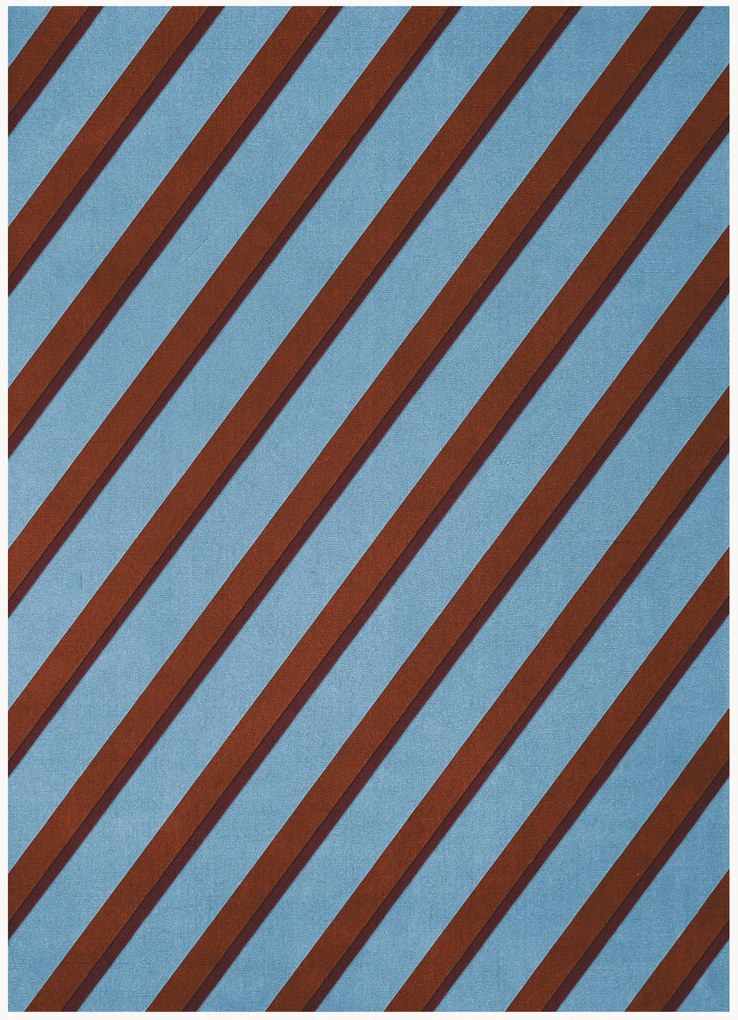 Tapete em lã artesanal Tekla Diagonal