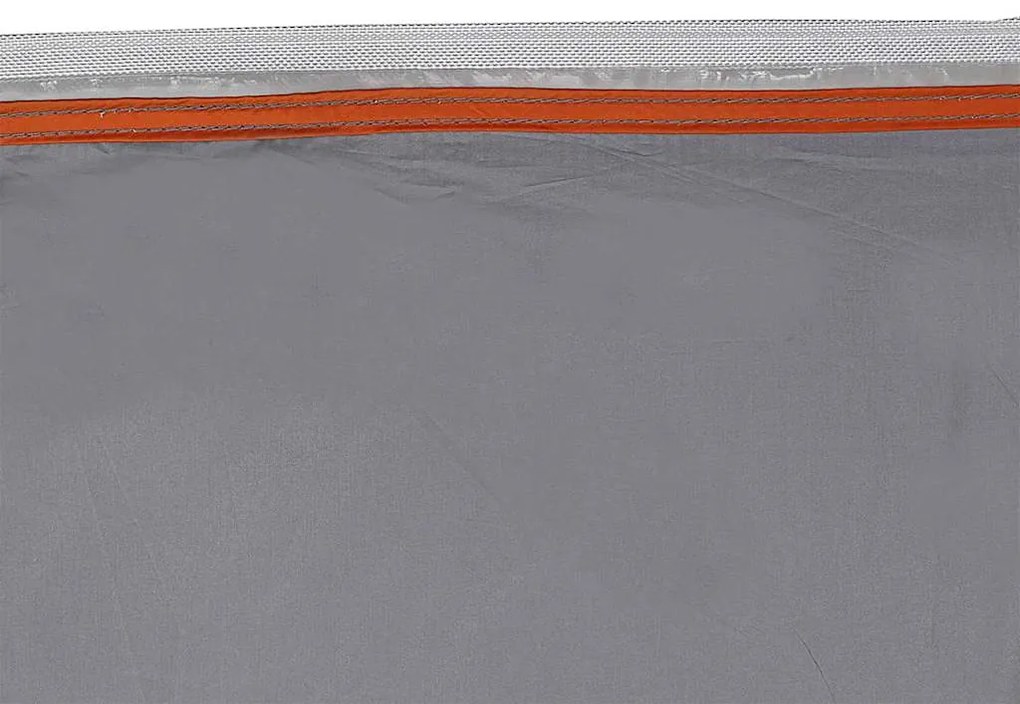Lona Resistente à Água Cinza e Laranja 350 x 240 cm