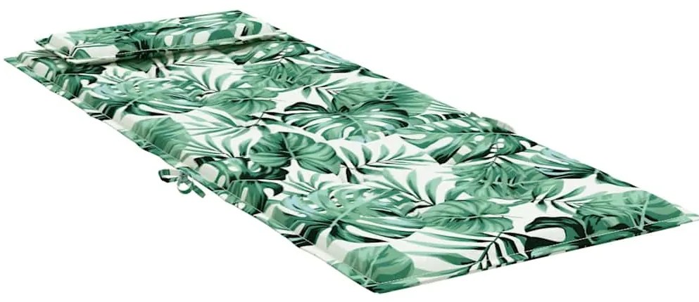 Almofadões p/ cadeira encosto alto 6 pcs tecido oxford folhas