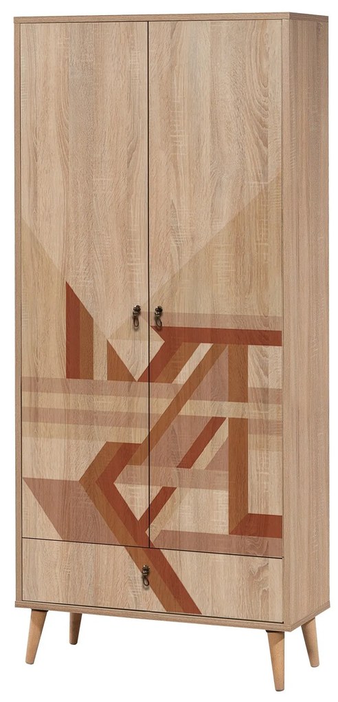 Guarda-roupa City – Multicolor – 80 cm x 190 cm x 45 cm