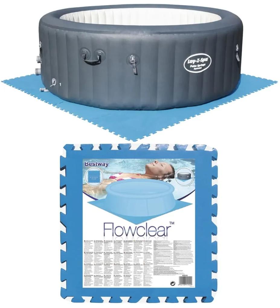Bestway Protetores para pisos de piscinas 8 pcs azul 58220
