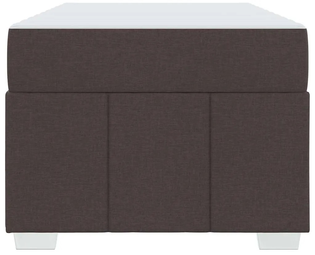 Estrutura da Cama Castanho escuro 90 x 190 cm tecido