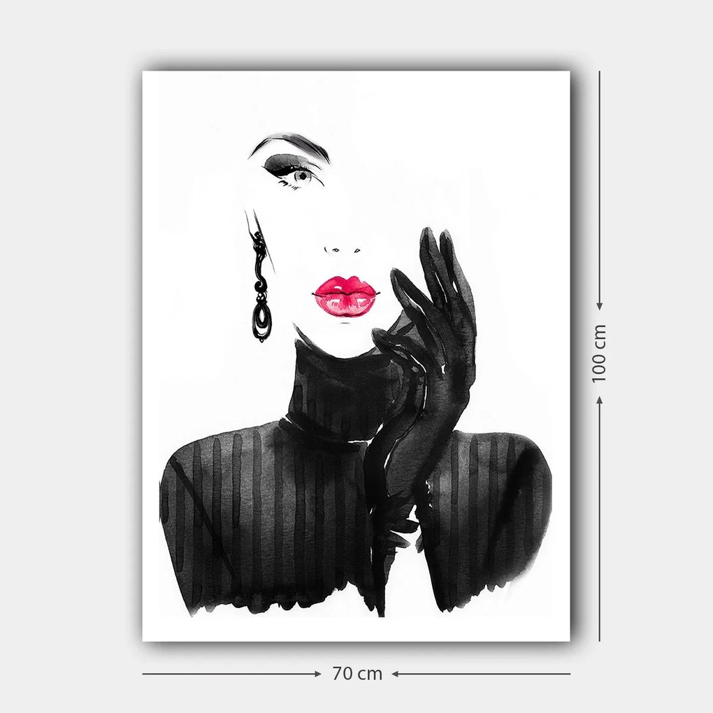 **** Pintura Decorativa em Tela 460140547_70100 – Multicolor – 70 x 10