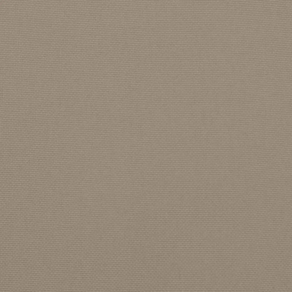 Almofadões p/ cadeiras de jardim 4 pcs oxford cinza-acastanhado