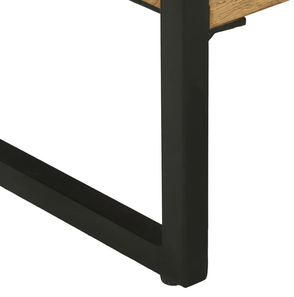 Mesa de Consola 90x35x80 cm Madeira Sólida Acácia