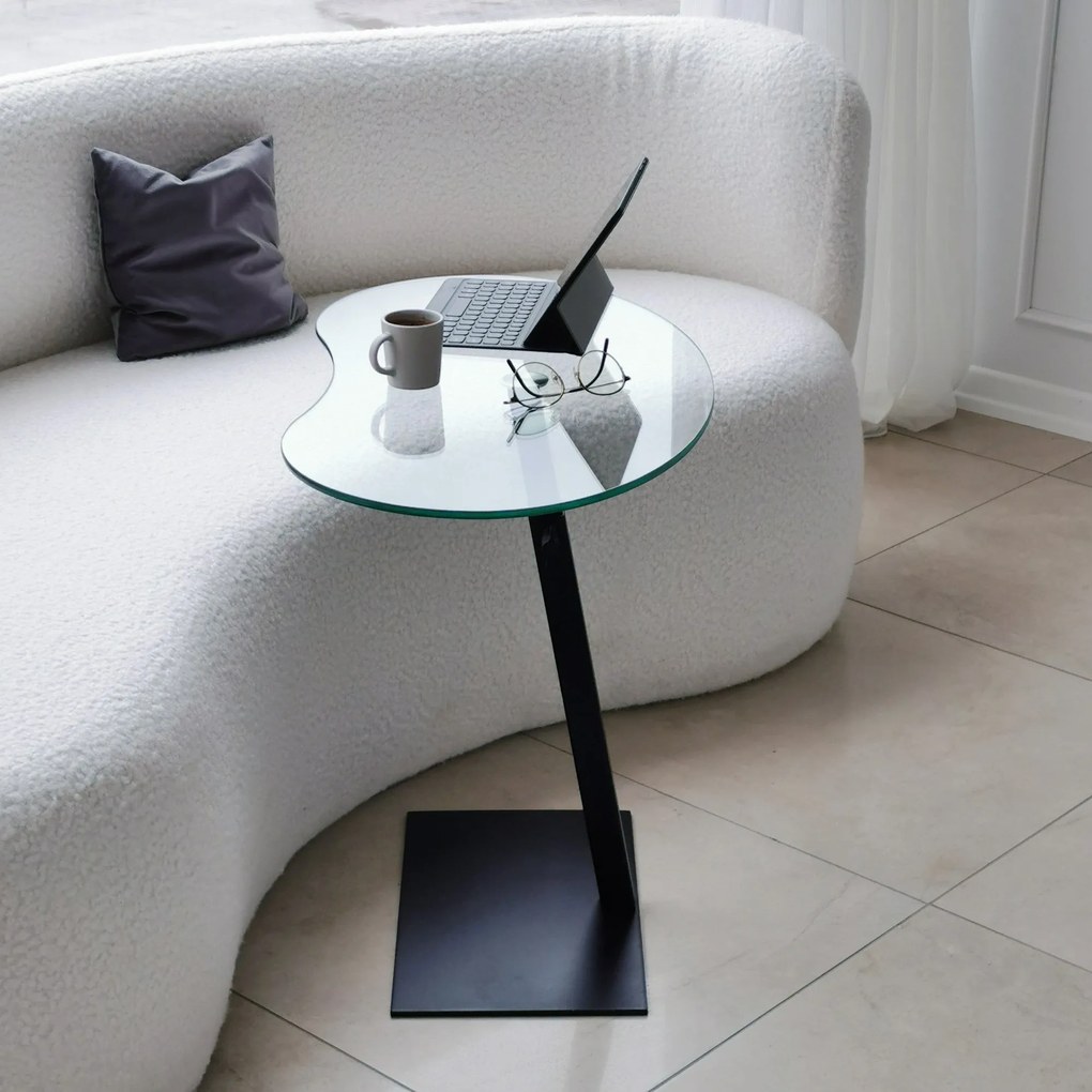 Mesa de Café Fagioli - Preta - 70cm x 75cm x 40cm