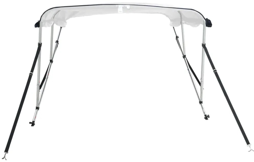 Toldo de 3 arcos Bimini c/ paredes laterais 183x(170-182)x137cm