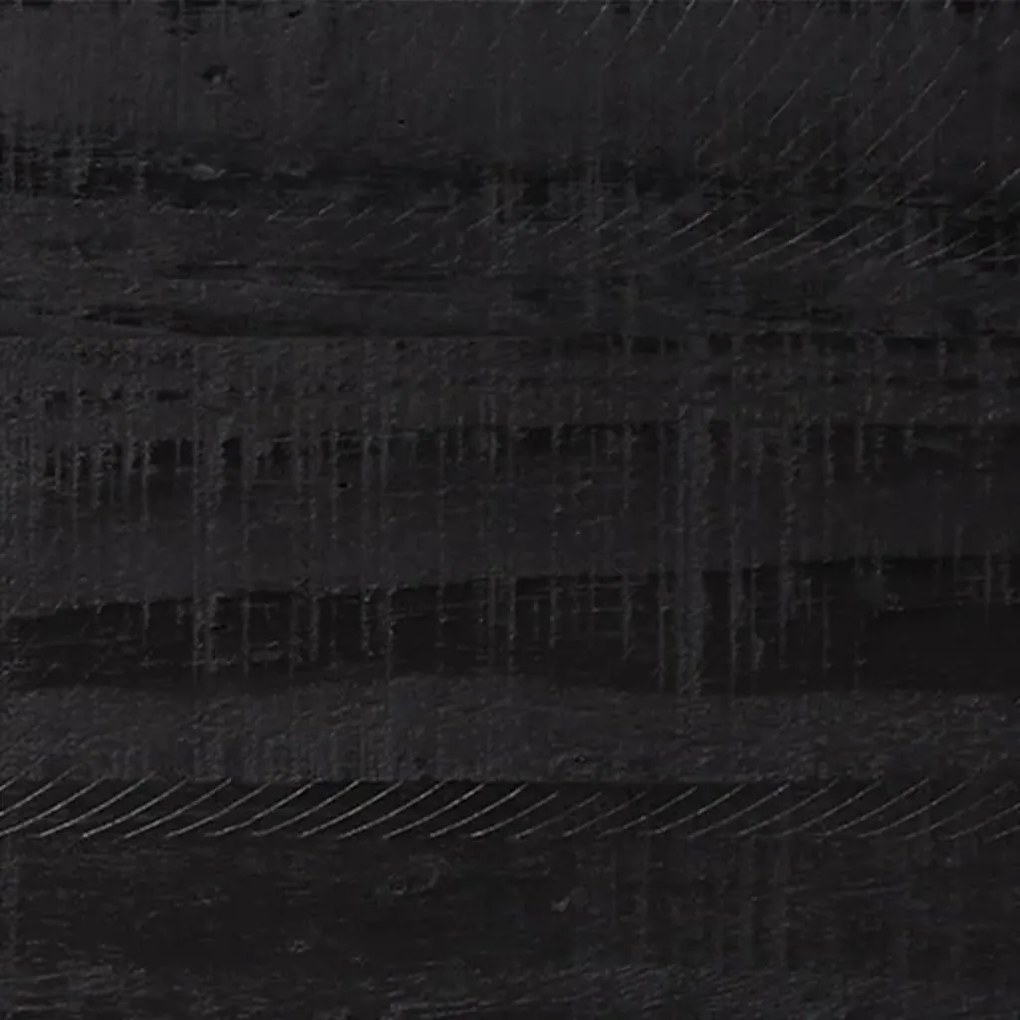 Sapateira 75x40x110 cm pinho maciço preto