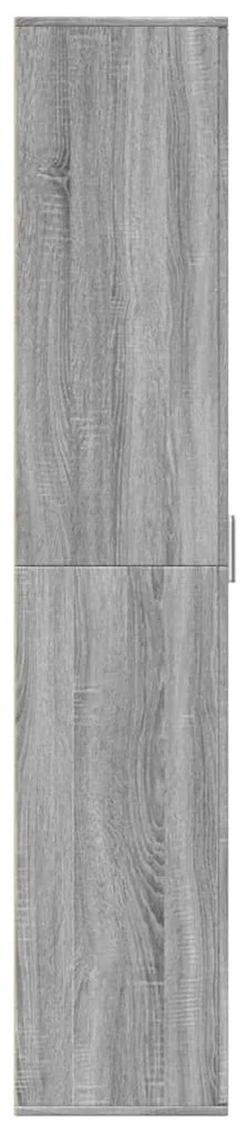 Aparador alto 60x35x180 cm derivados de madeira cinzento sonoma