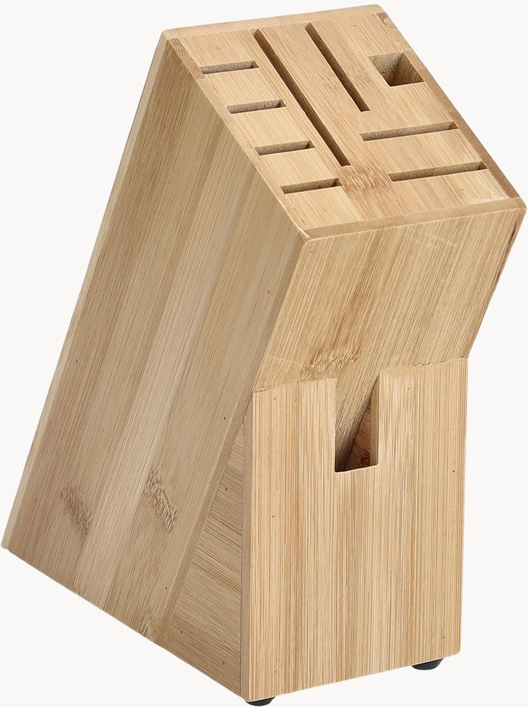 Bloco para facas em bambu lacado Pure