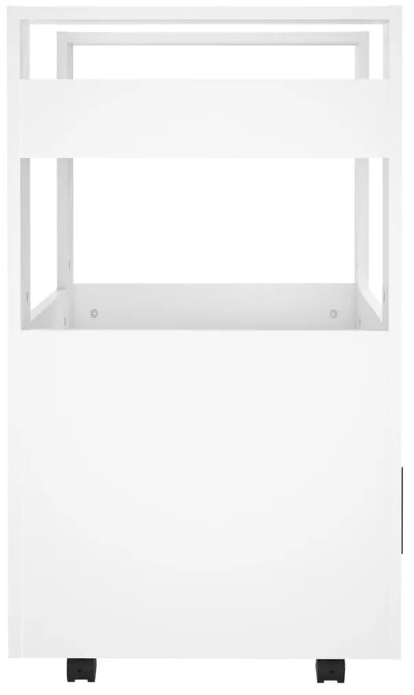 Carrinho de cozinha 60x45x80 cm derivados de madeira branco