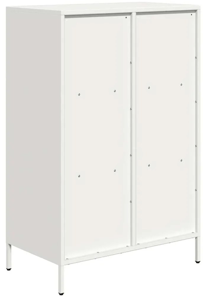 Móvel alto 68x39x103,5 cm aço branco