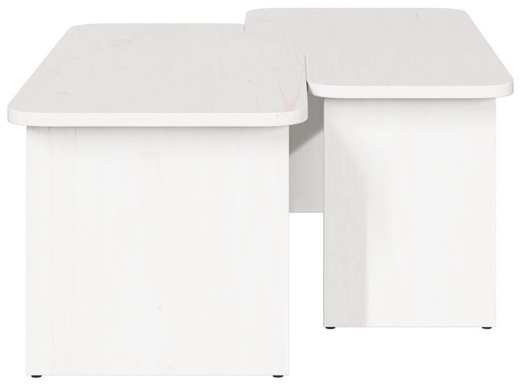 Mesa de centro 2 pcs Branco 100 x 69 x 35.5 cm