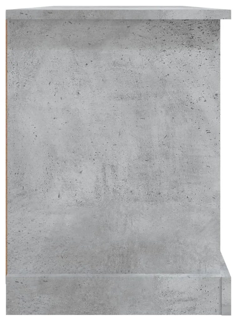 Móvel TV 99,5x35,5x48 cm derivados de madeira cinzento cimento