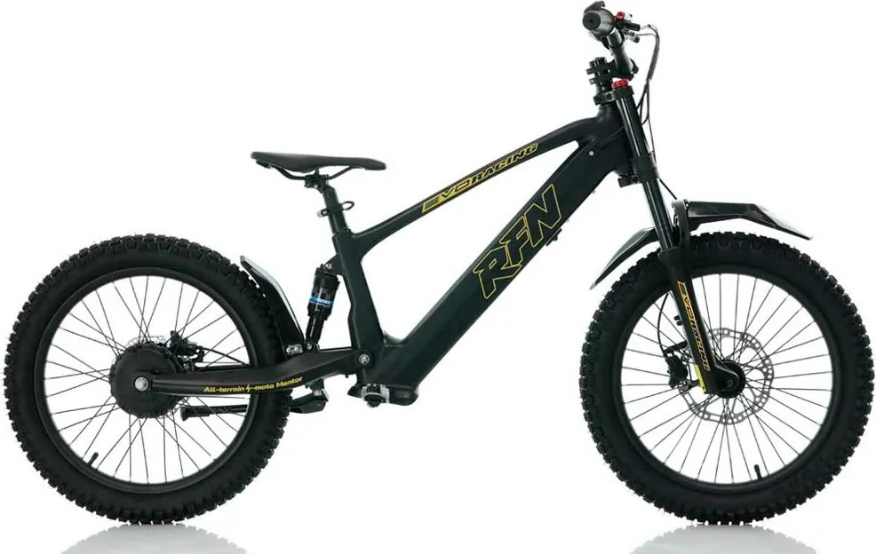 Bicicleta elétrica infantil 750W 20" RXF Evo Racing Preto/Dourado
