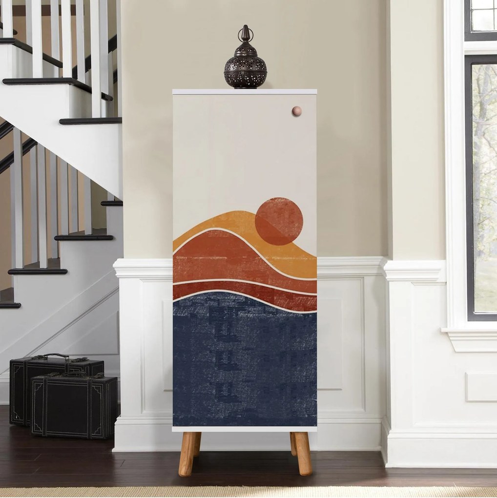Sapateira Vegas – Branco – 50x135x38 cm