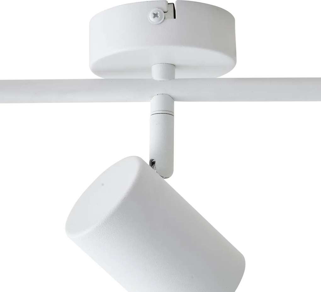 Foco de Teto Moderno Branco Ajustável 3 Luzes - Jeana
