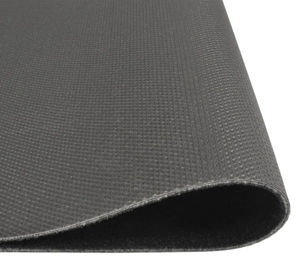 Tapete de cozinha lavável 60x300 cm veludo padrão cozinha preto