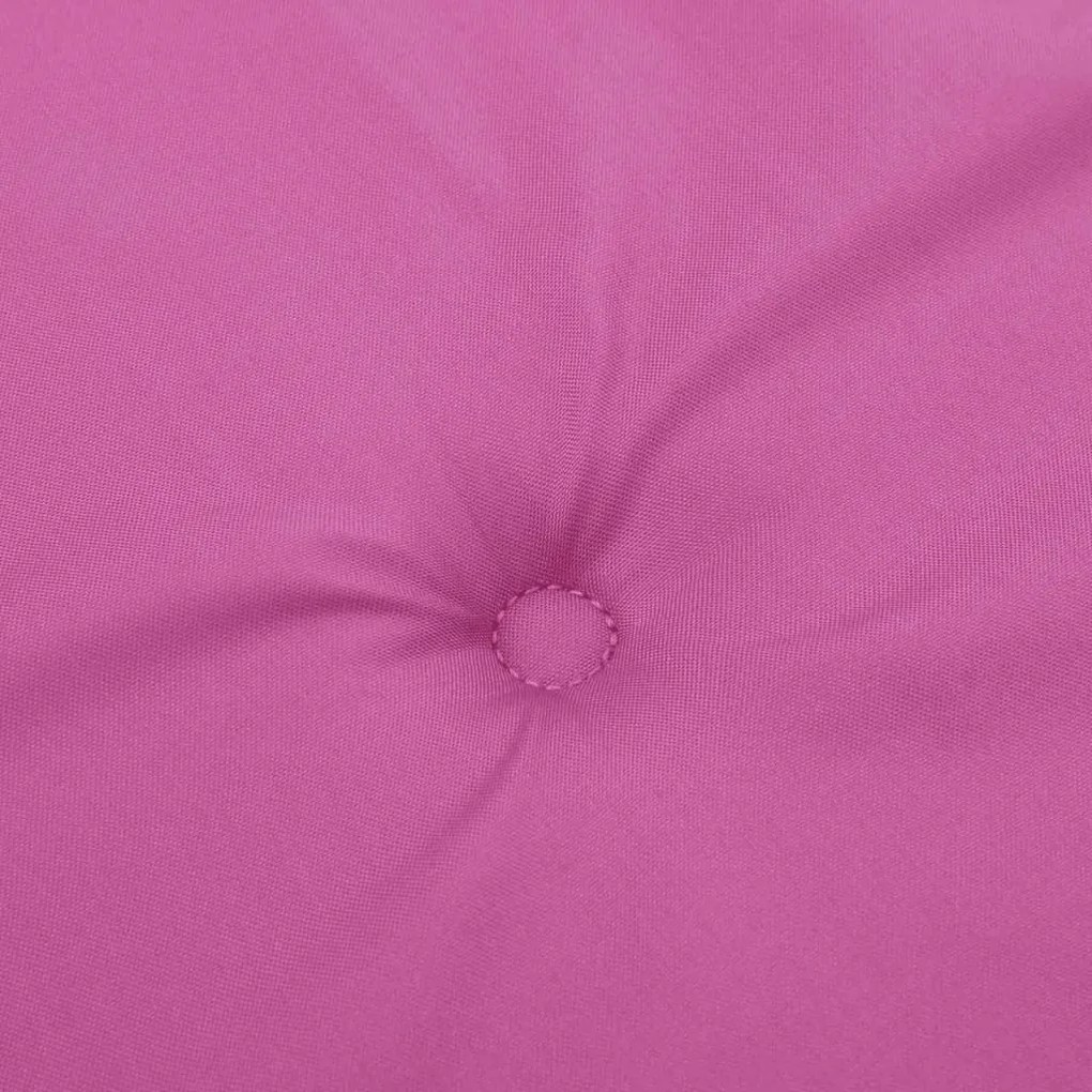 Almofadões p/ cadeira de encosto baixo 2 pcs tecido rosa
