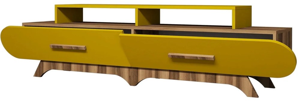 Móvel TV Flora – Nogueira – 205 x 50 x 36,8 cm