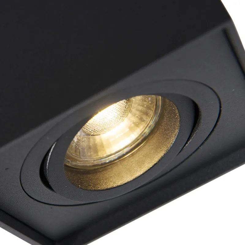 LED Foco inteligente preto ajustável com Wi-Fi GU10 - Quadro Up Moderno,Design