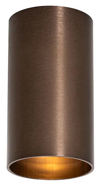 Foco moderno bronze escuro 5,5 cm - Tuba Moderno