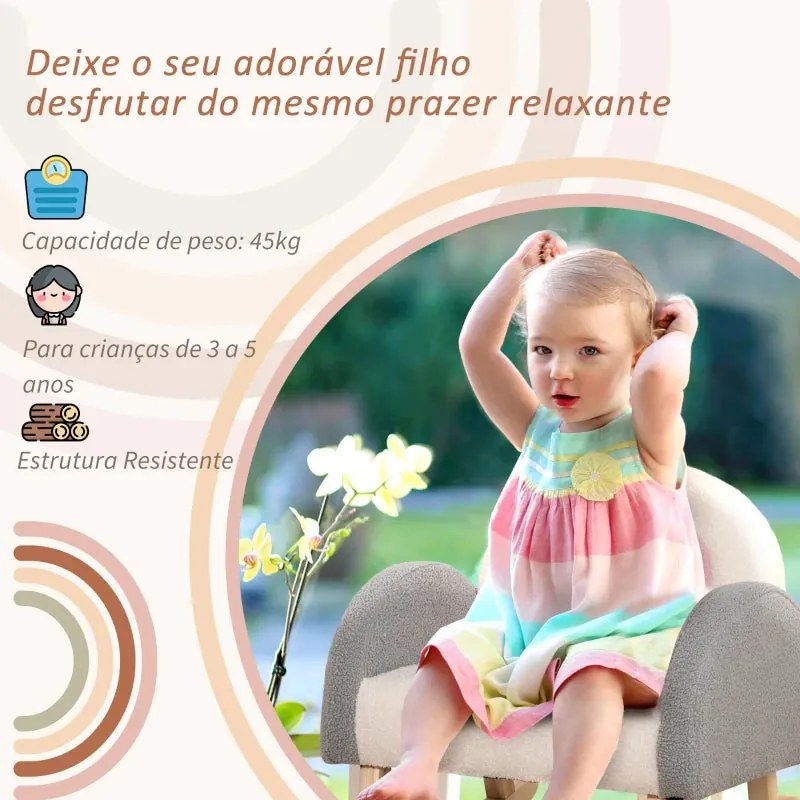 Poltrona Infantil Musa - Design Nórdico