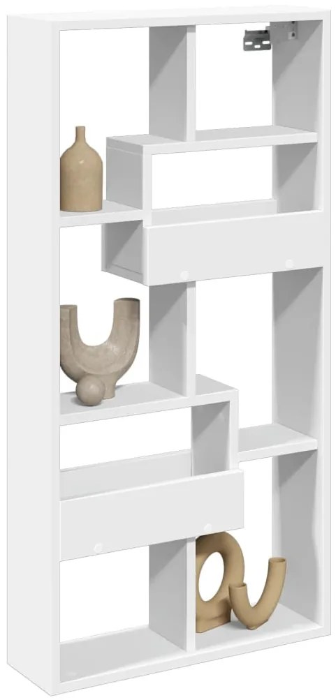 Armário de parede 50x15x100 cm derivados de madeira branco