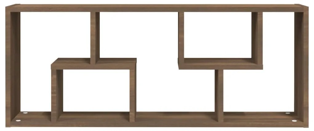 Prateleira parede 36x16x90cm deriv. madeira carvalho castanho