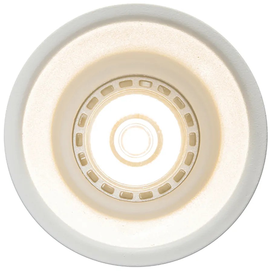 Conjunto de 6 focos embutidos modernos brancos - Dept