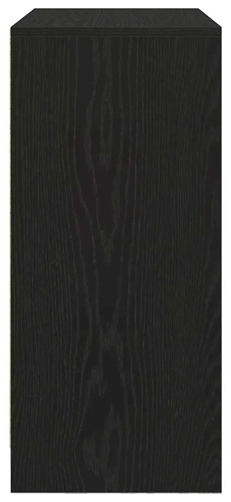 Aparador c/ gaveta 80x34x76 cm deriv. madeira carvalho preto