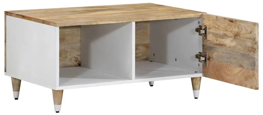 Mesa de centro 80x50x40 cm madeira de mangueira maciça