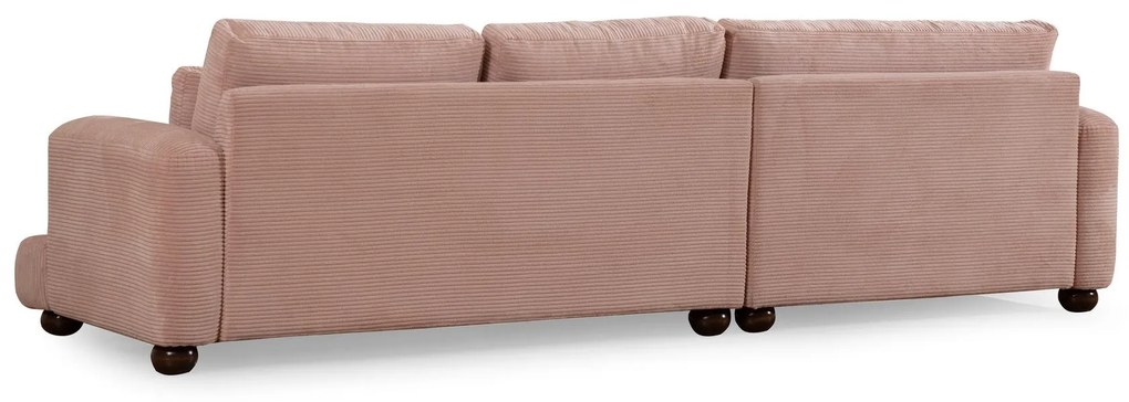 Sofá de Canto River – Rosa – 150x330 cm