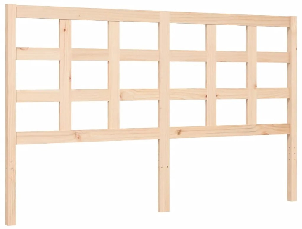 Cama sem colchão 160x200 cm madeira de pinho maciça
