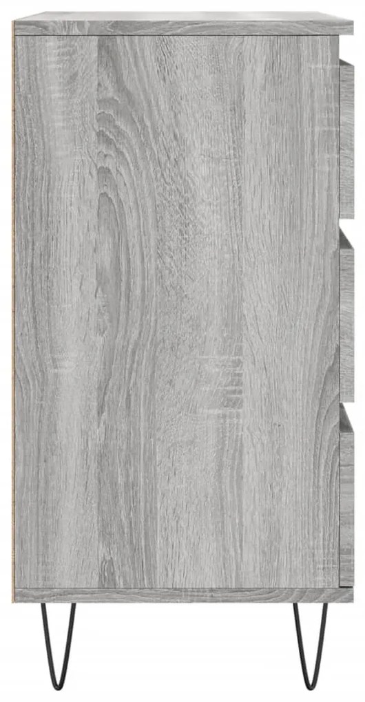Aparador 60x35x70 cm derivados de madeira cinzento sonoma